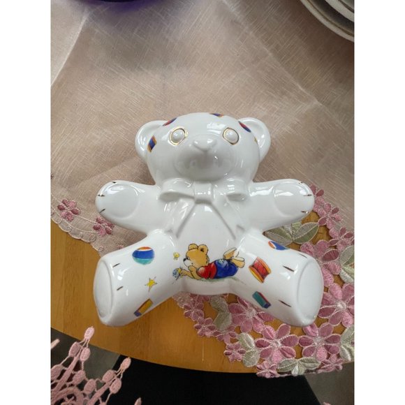 Teddy bear bank Royal Tara made in Galway Ireland. - Picture 6 of 7